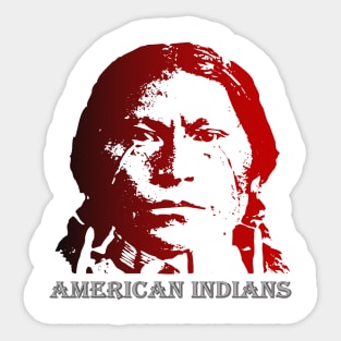 American Indians t-shirt 2020 Sticker